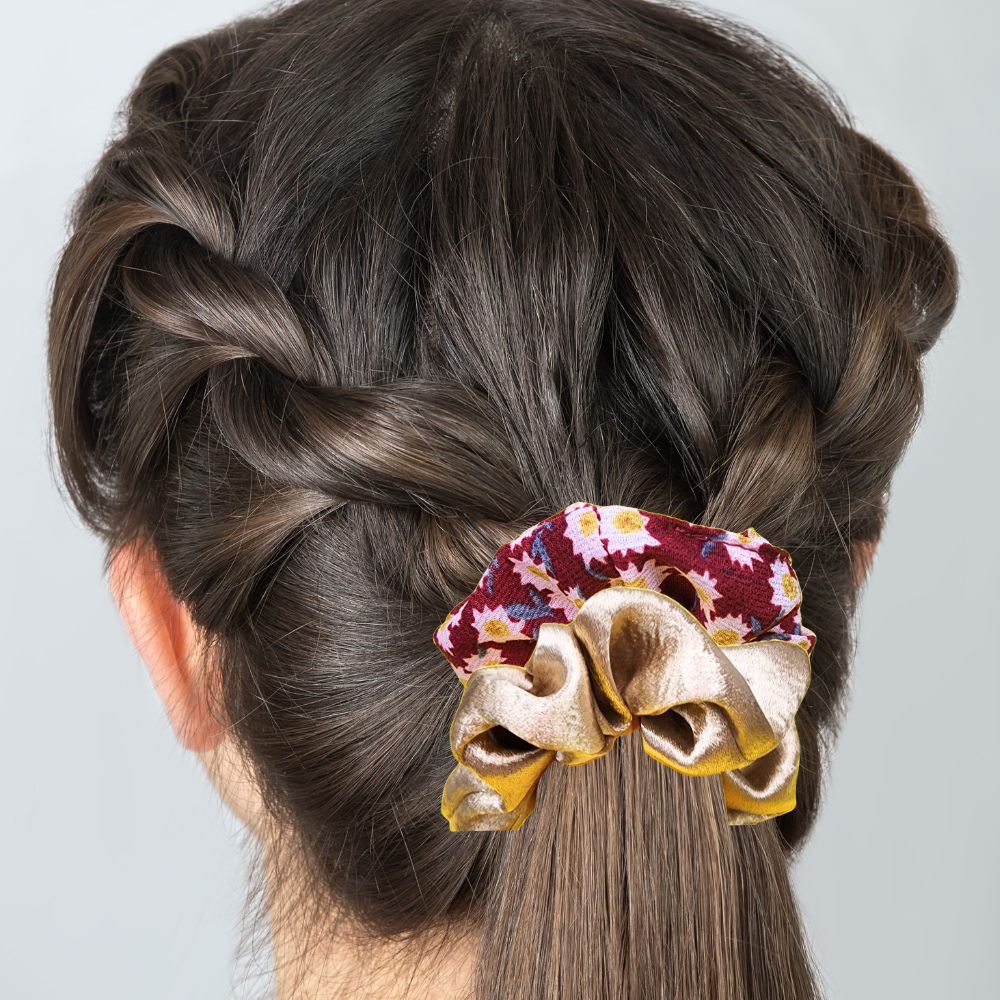 Scrunchie Combo for Hair Fun & Bad Hair Day Solutions (Set 2)