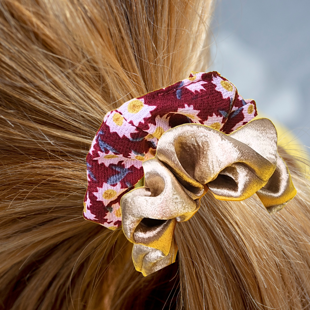 Scrunchie Combo for Hair Fun & Bad Hair Day Solutions (Set 2)