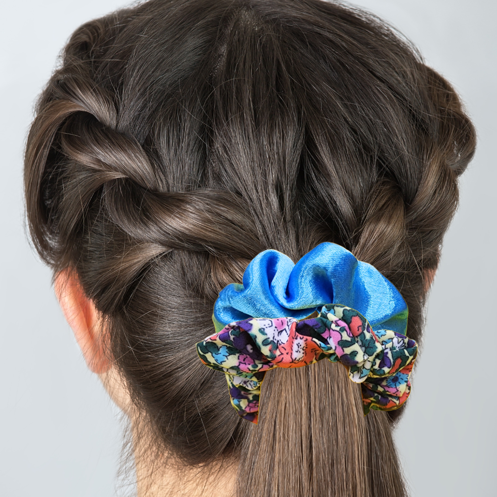 Scrunchie Combo for Hair Fun & Bad Hair Day Solutions (Set 1)