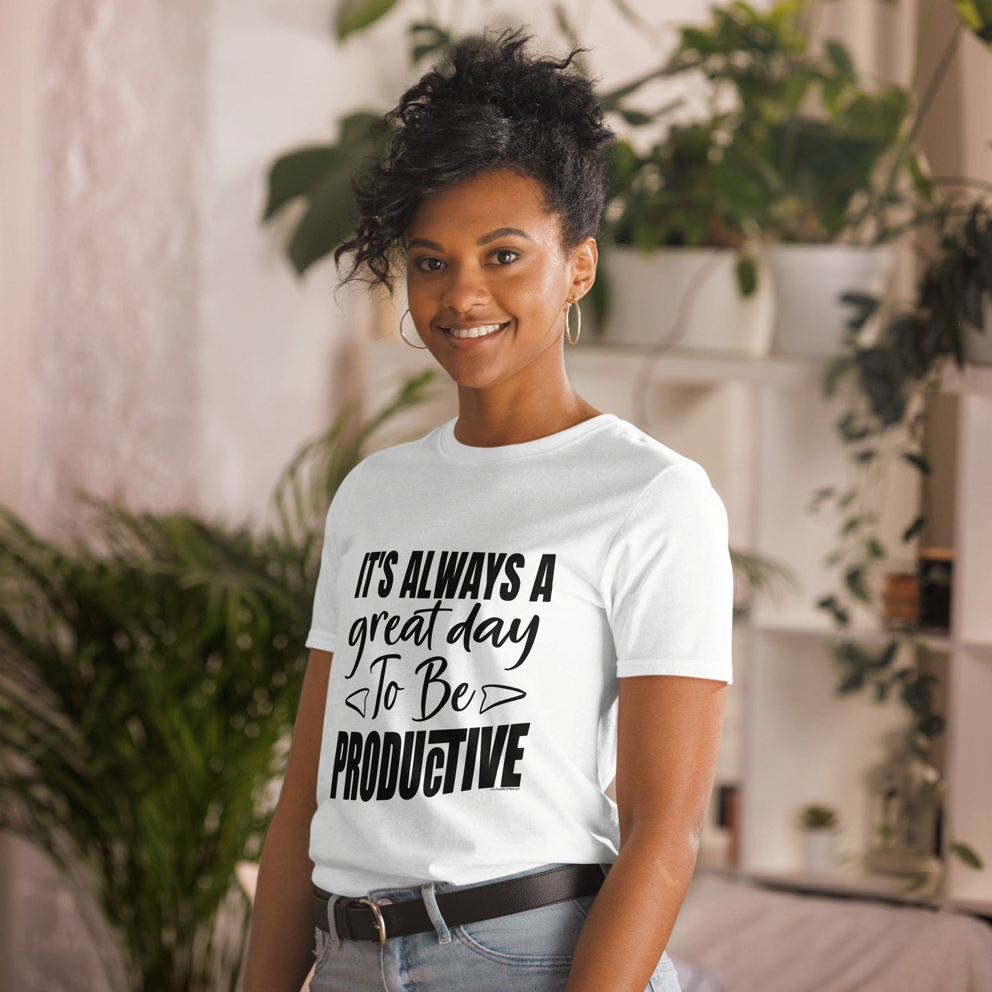 "It's Always a Great Day to be Productive" T-Shirt & BONUS Motivational Saying Set Download