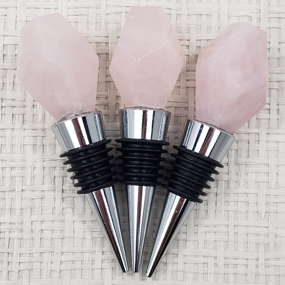 Amethyst & Rose Quartz Bottle Toppers