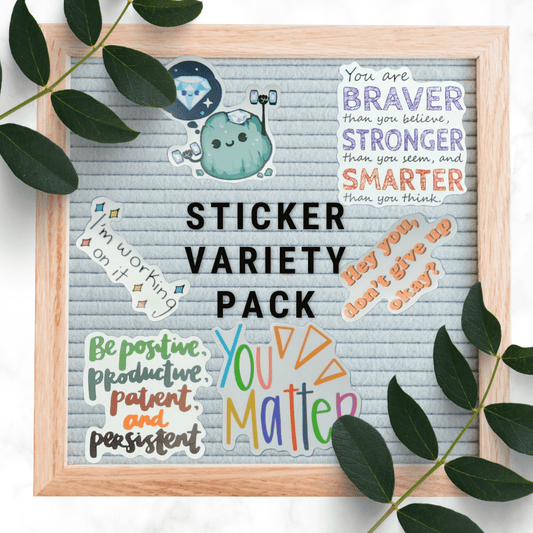 Sticker Variety Pack for Laptops, Guitars, Travel Cases, Water Bottles, Cars, Luggage, Bikes, Notebooks, Journals, and more